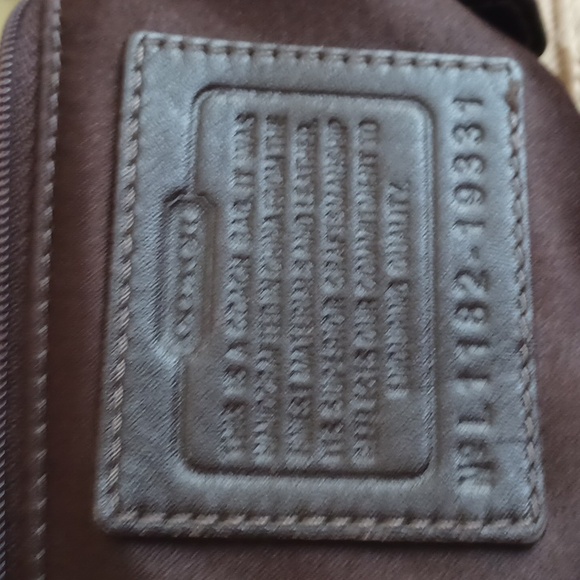 COACH Kristin Op Art Sateen Hobo Bag 19331 - Khaki/Mahogany - Picture 7 of 11